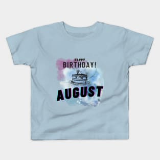 Birthday August #8 Kids T-Shirt
